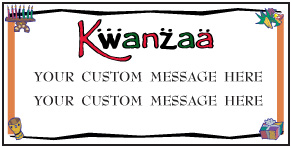 Preview of Customizable: "Kwanzaa"