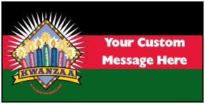 Preview of Customizable: "Kwanzaa Candles"