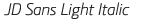 John Deere Sans Light Italic