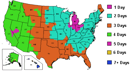 FedEx Shipping Map